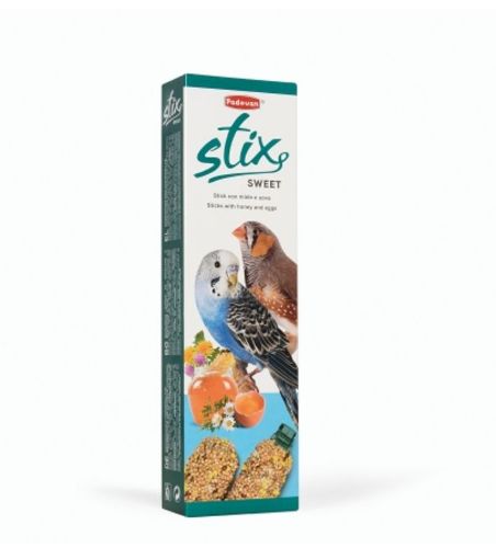 Picture of STIX SWEET FOR BUDGERIGARS AND SM. EX. BIRDS WITH HONEY&EGGS 80G