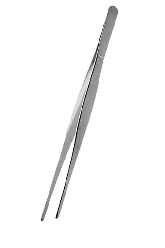 Picture of FEEDING TONGS STRAIGHT STAINLESS STEEL 25CM