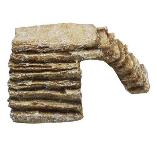 Picture of BASKING PLATFORM CORNER RAMP LG 28X24X11CM/SANDSTONE