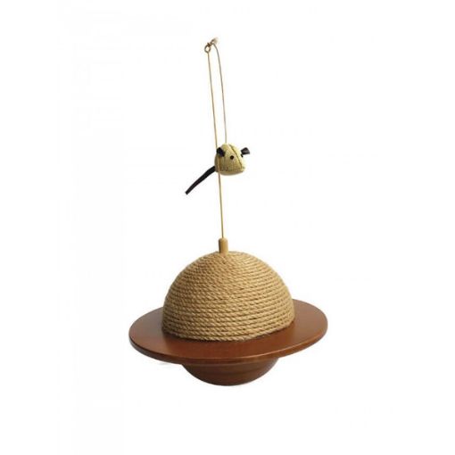 Picture of NATURE FIRST SATURN SCRATCHER LG 29.5X29.5X50CM