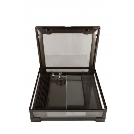 Picture of TERRARIUM GLASS FLAT PACKED 45X45X45CM/BLACK