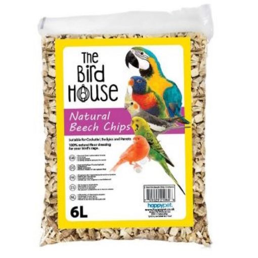Picture of THE BIRD HOUSE BIRD BEECH CHIPS COARSE 6L