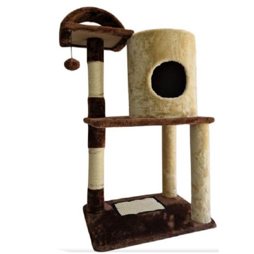 Picture of CAT SCRATCHER FIRENZE 50X40X118CM/BEIGE-BROWN