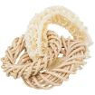 Picture of LOOFAH RING WITH RATTAN AND CORN LEAF RING 13CM