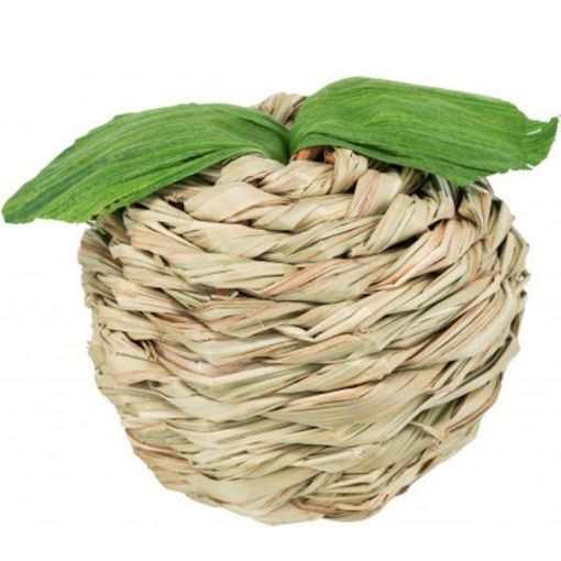 Picture of GRASS APPLE WITH MAIZE HUSK FOR SMALL ANIMALS 7CM