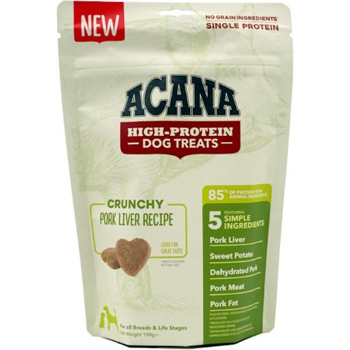 Picture of ACANA CRUNCHY PORK LIVER RECIPE TREATS 100G