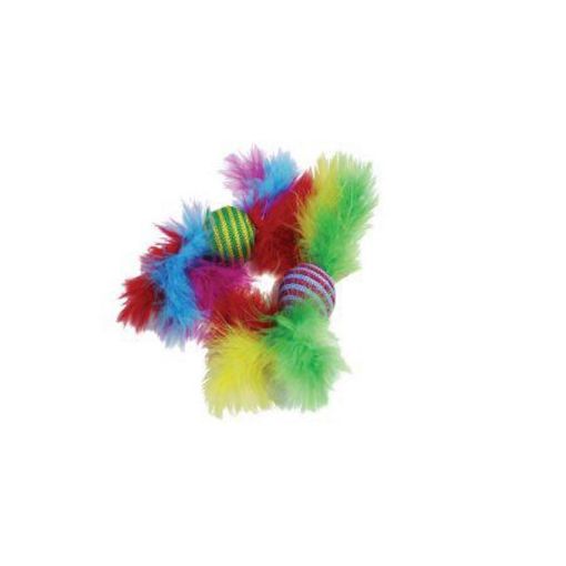 Picture of CARNIVAL RATTLER CAT TOY 20X5X4CM/2PCS