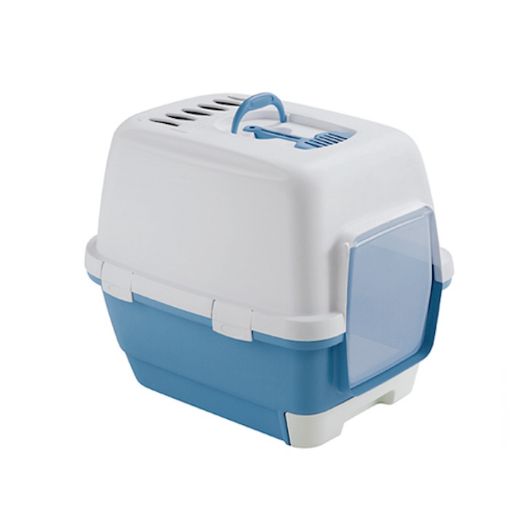 Picture of CAT TOILET CATHY CLEVER&SMART 58X45X48CM NORDIC SKY/WHITE