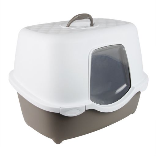 Picture of CAT TOILET TRES CHIC INDOOR FILTER 56X39X39CM GREY/WHITE