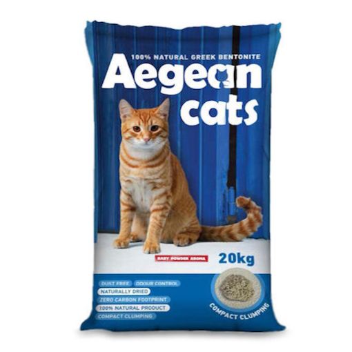 Picture of CAT LITTER CLUMPING BABY POWDER 20KG