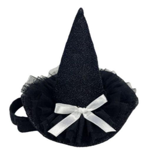 Picture of HALLOWEEN WITCH HAT DOG TOY 22CM