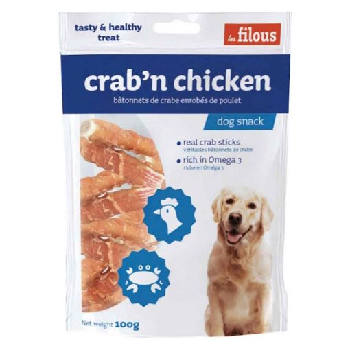 Picture of DOG SNACKS CRAB'n CHICKEN 100G