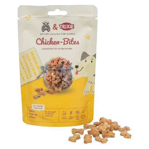 Picture of CHICKEN-BITES BAKING MIX OF TREATS FOR THE BAKING MAT 114G
