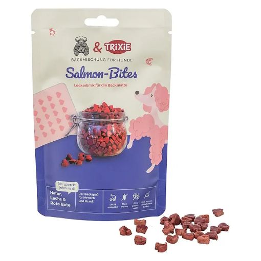 Picture of SALMON-BITES BAKING MIX OF TREATS FOR THE BAKING MAT 114G