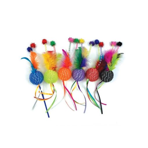 Picture of GLITTER BALL RATTLER CAT TOY