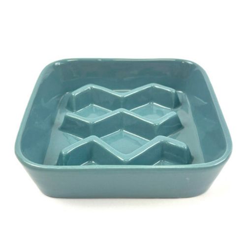 Picture of SLOW FEEDER CHEVRON BOWL 16CM